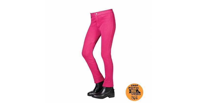 Pantaloni da Equitazione per Bambini Covalliero Economic Colore: Rosa Scuro Taglia 140 cm