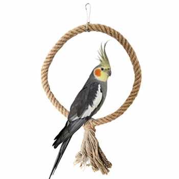 Uccello Peluche Persico Parrot Triangolo Amaca Tenda Swing Cave Giocattolo per pappagalli Uccelli Masticare Giocare