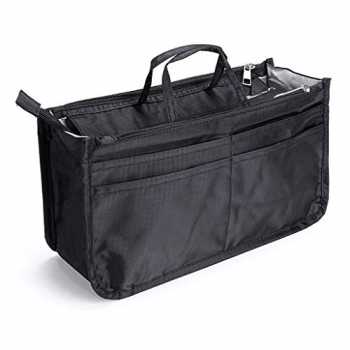 Soyizom Felt Bag Organizer Insert Bag in Bag per Tote Bag Con 2 confezioni Misura in Neonoe e altre Borse a secchiello-Rosso 