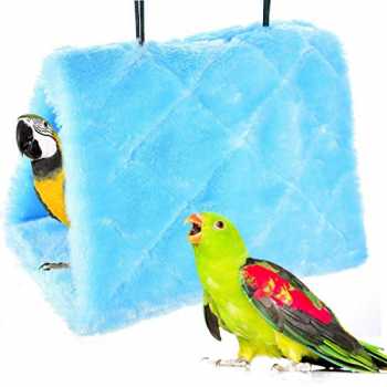 Capanna per pappagalli Letto per parrocchetti Macaw House Tenda per uccelli Amaca per uccelli Inseparabile Nido per uccelli 